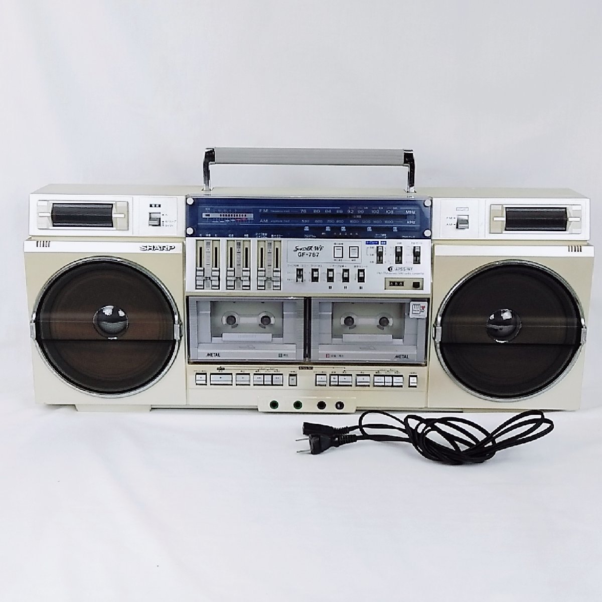 SHARP ラジカセ GF-787 SEARCHER-WF ラジオ付きステレオテープ