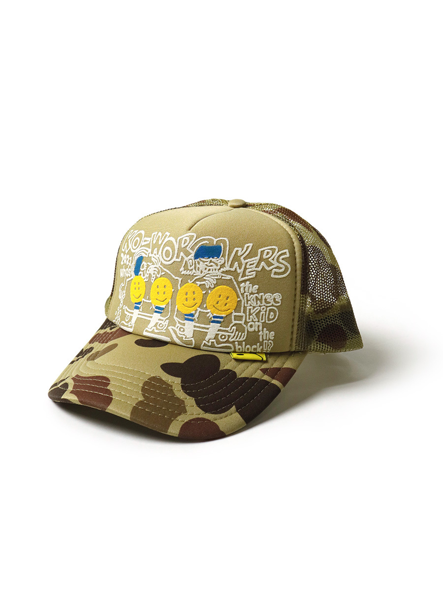 ∀ 美品 KAPITAL キャピタル knee Kid on the block 迷彩 トラックCAP