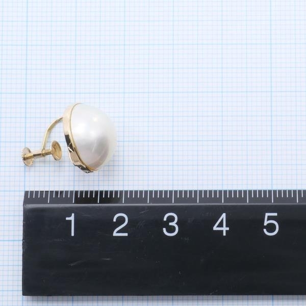 K18YG イヤリング マベパール 総重量約5.3g 美品 送料無料☆0315