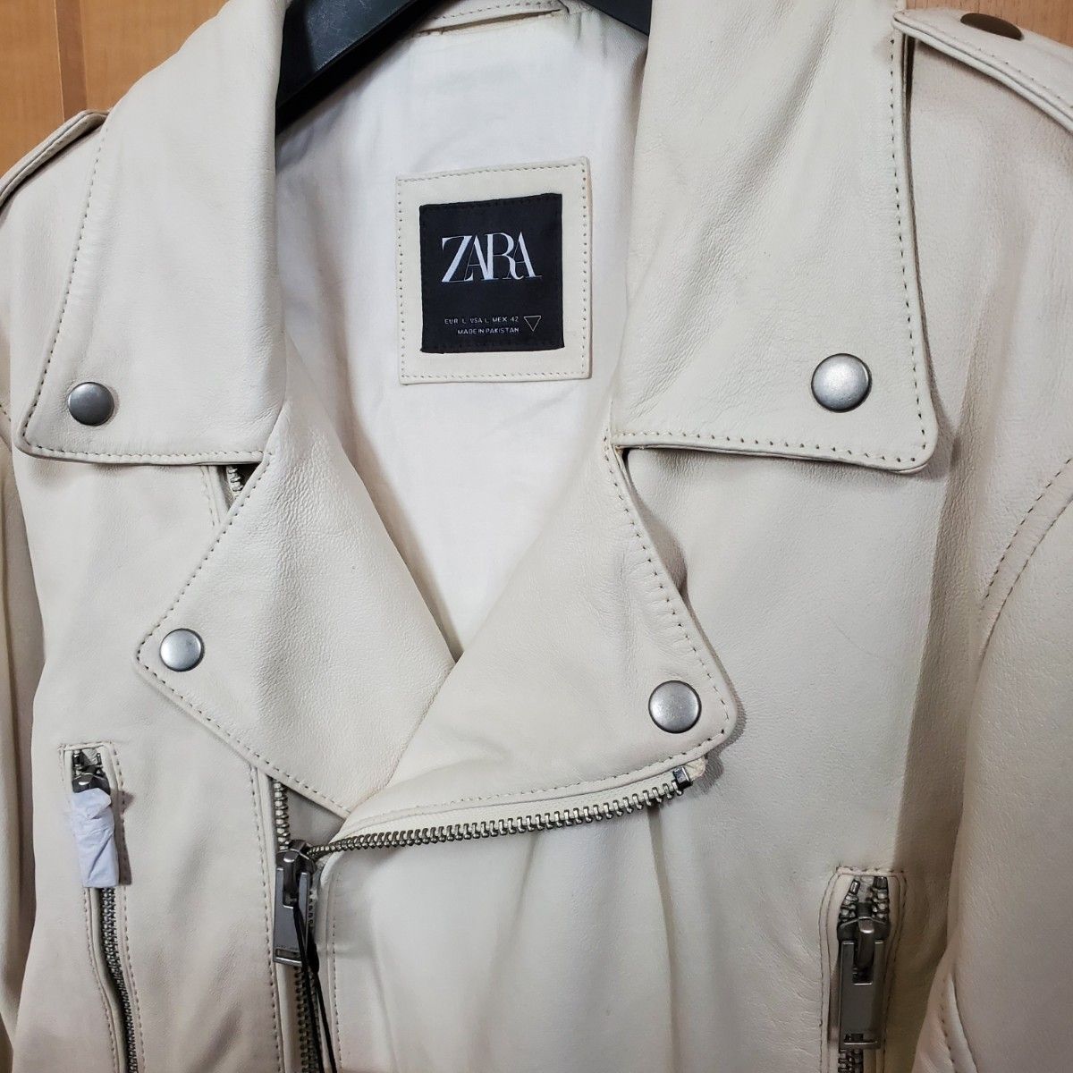 最終値下げ 超希少 新品 ZARA 本革 レザー ライダース 最終値下げ 超希少 新品 ZARA 本革 レザー ライダース