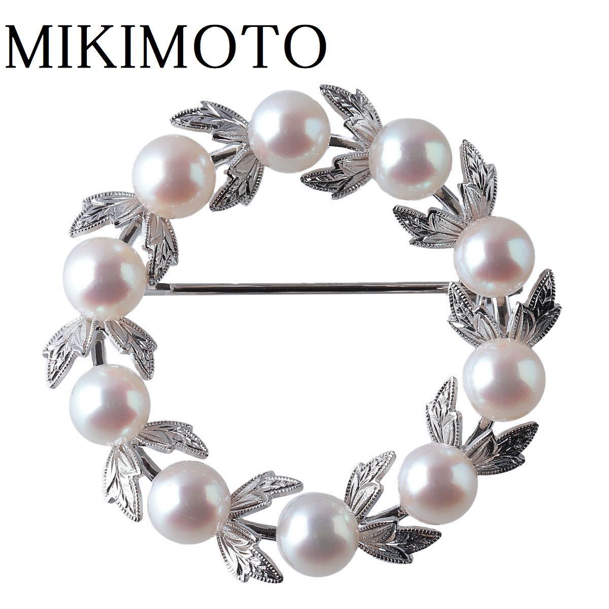 MIKIMOTO K18 くま真珠ピンタックブローチ 美品 www.bvmpp.com