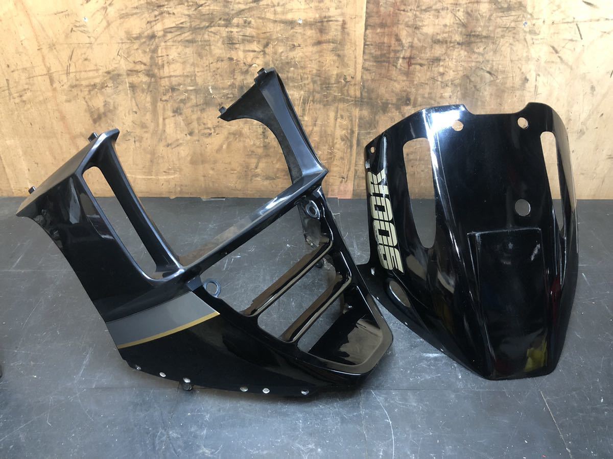 カワサキ GPZ900R ZX900A 純正 アンダーカウル 上下セット 美品 黒金