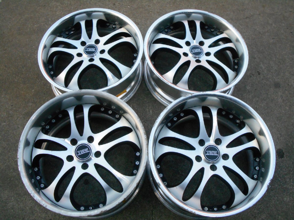 送料無料・名入れ彫刻 ENKEI 製。TMW TECNO MOTOR WORKS 18×7.5J＋48