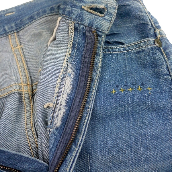 50s Lee 101Z ビンテージ リメイク デニム スカート スタッズベルト