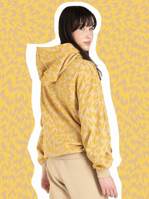 21AW 美品 FINGER IN THE NOSE×ELEY KISHIMOTO イーリーキシモト HORST Flash Hooded Sweater フラッシュプリント スウェット パーカー_画像1