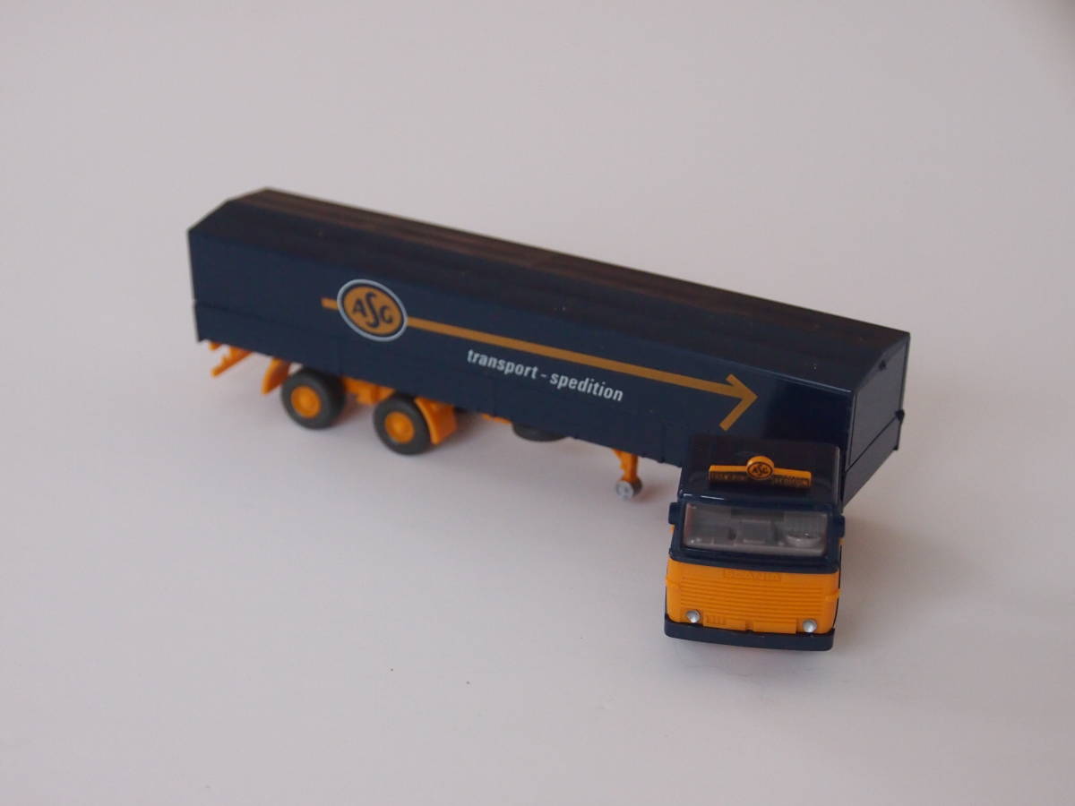 Wiking vi - King 1/87 Scania LB 111 Sattelzug container * truck 