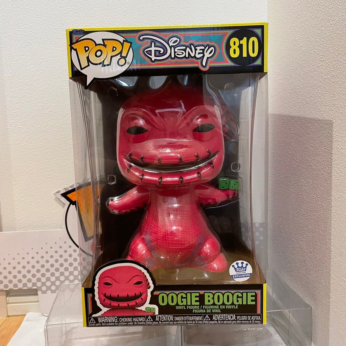  очень редкий очень большой FUNKO POP кошмар ugi- boogie черный свет ограниченая версия 