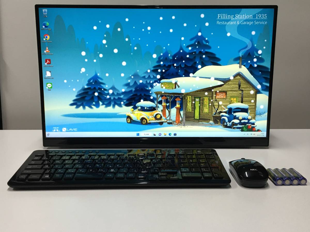 【カード】 NEC PC-HA770RAW(ファインホワイト) LAVIE HOME All-in-one 23.8型 TVチューナー搭載