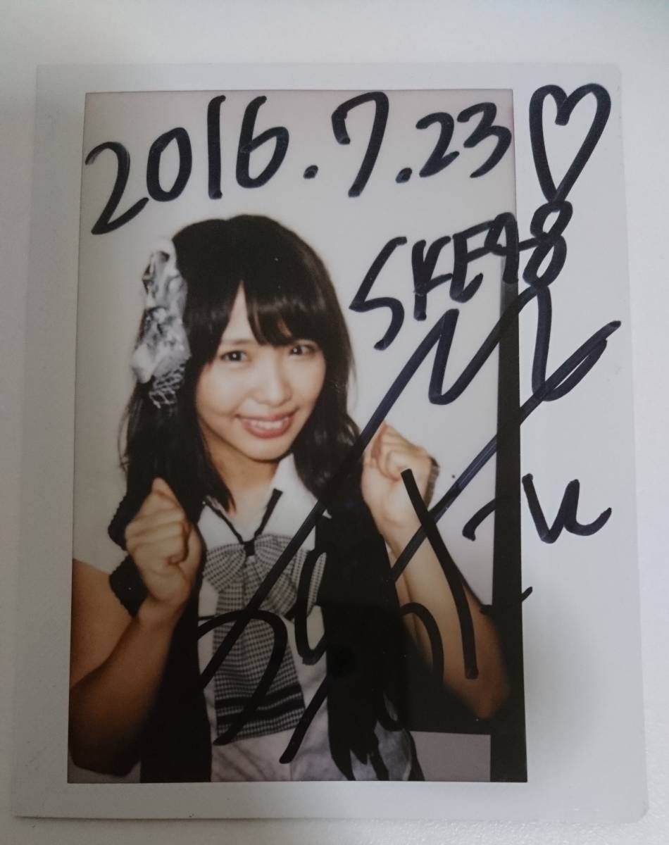Yahoo!オークション - 【直筆サイン入りワイドチェキ】SKE48松村香織