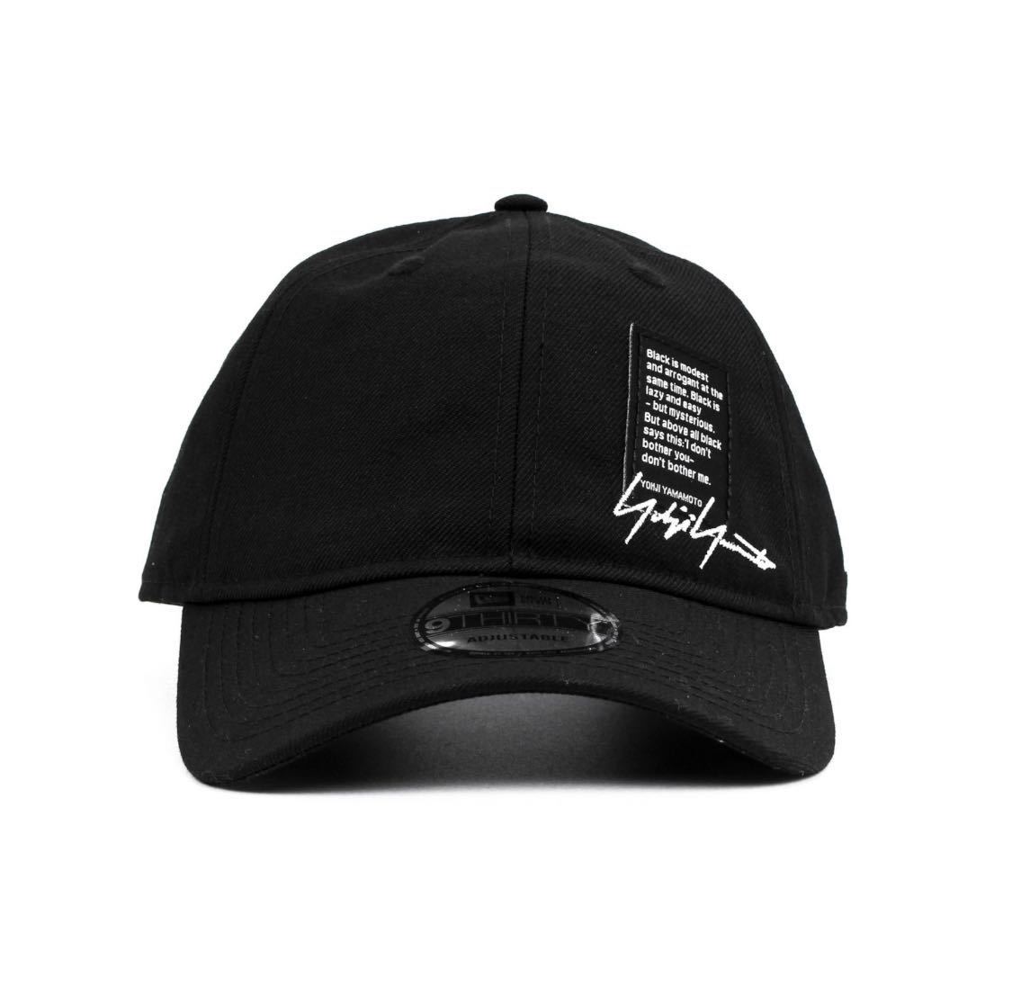 22FA Yohji Yamamoto NEWERA ヨウジヤマモト キャップ-