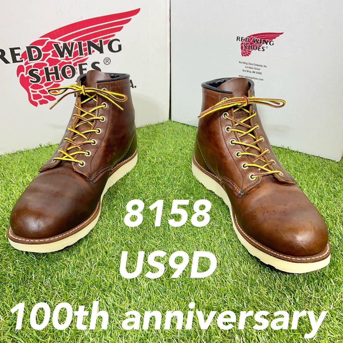 安心品質0941】100周年8158レッドウイングUS9D送料込REDWING｜PayPayフリマ