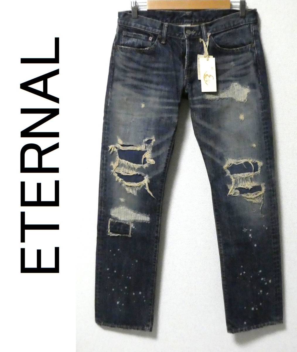 割引 ペンキリメイクジーンズ デニムパンツ エターナル ETERNAL 備中