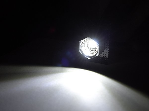 6角型　LED加工専用リフレクター　メッキタイプ　砲弾LED・FLUXLED　装填可能！　LEDライト加工用　10個セット【329-10】_画像10