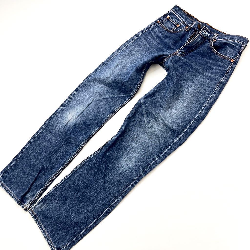 リーバイス ☆ LEVIS 508 安定の定番♪ W30 ストレート デニムパンツ ブルー ジーンズ インディゴ アメカジ ストリート 古着MIX■Ja5153_画像1