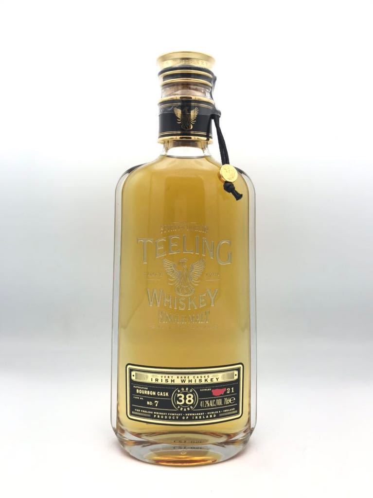 [ not yet . plug completion goods ] tea ring 38 year Berry rare Bourbon casque TEELING Irish whisky 41.2% 700ml outer box booklet *18807