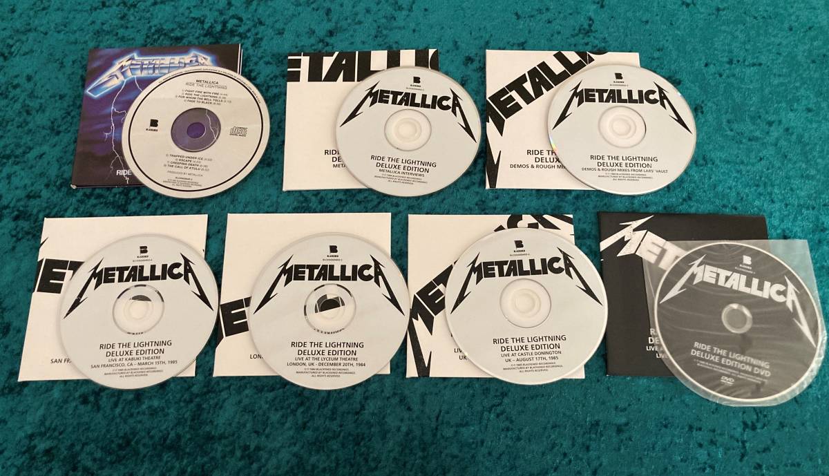 ☆メタリカ 6CD DVD METALLICA RIDE ライド・ザ・ライトニング 完全