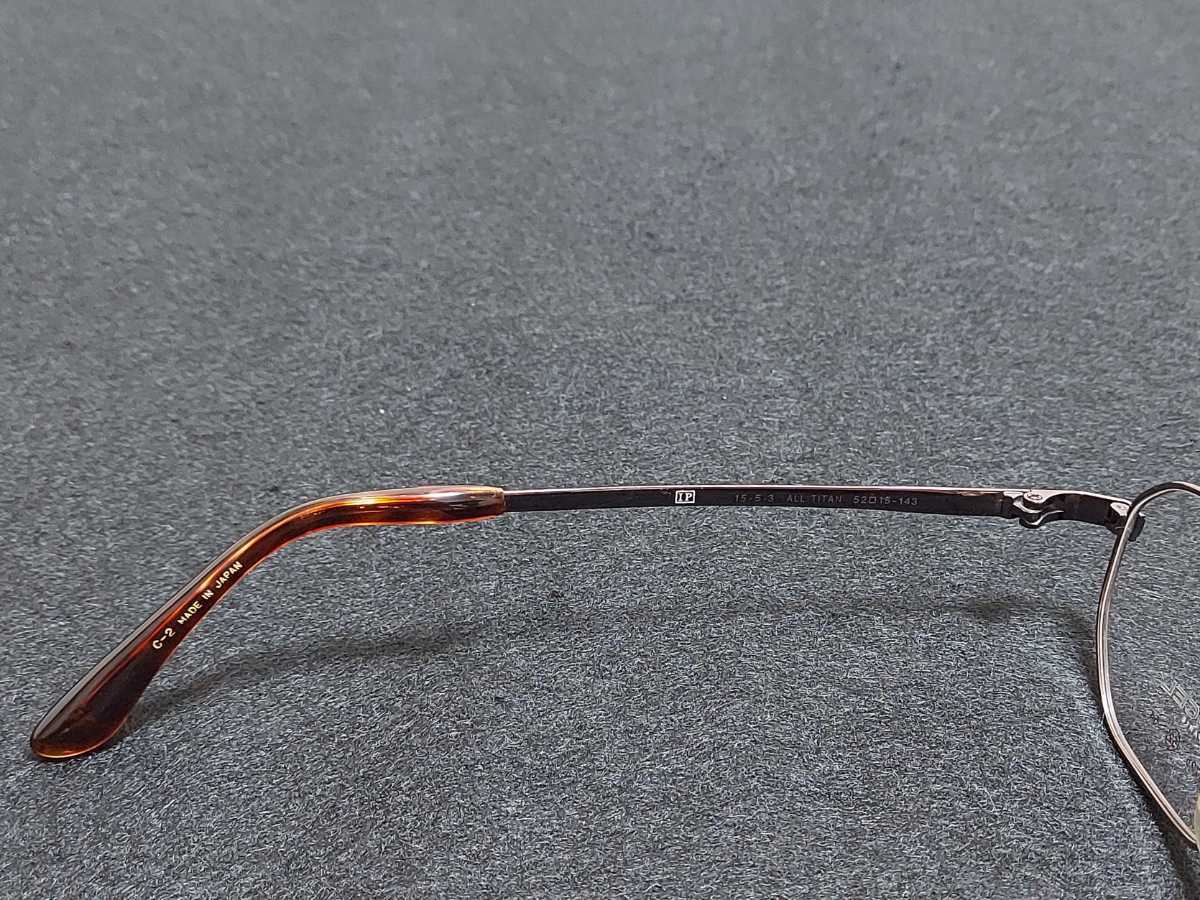 新品　LANCEL ランセル　日本製　メガネ　眼鏡　高級感　上品　フルリム　チタン　軽い_画像9