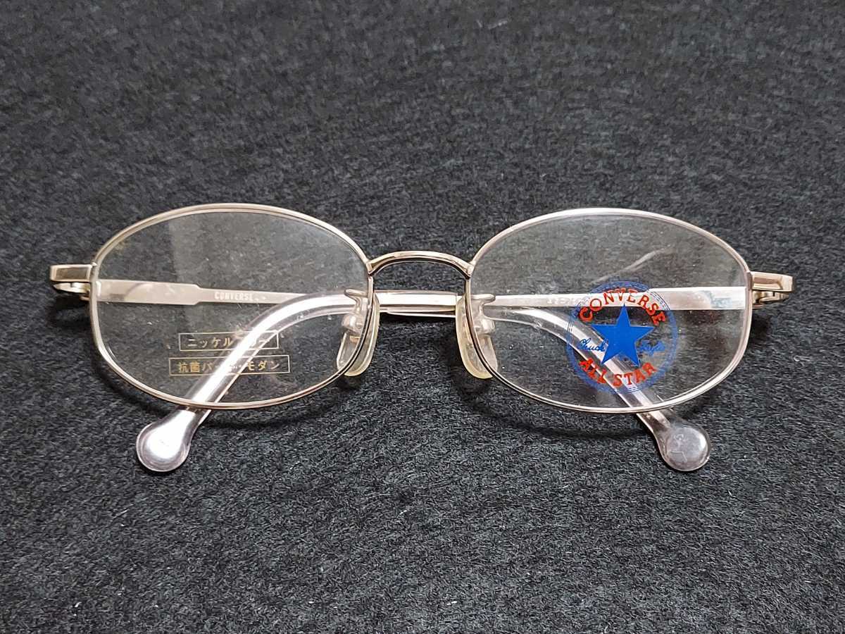 新品　CONVERSE　コンバース　メガネ　眼鏡　高級感　上品　フルリム　軽い　キッズ　子供用　シルバー_画像2