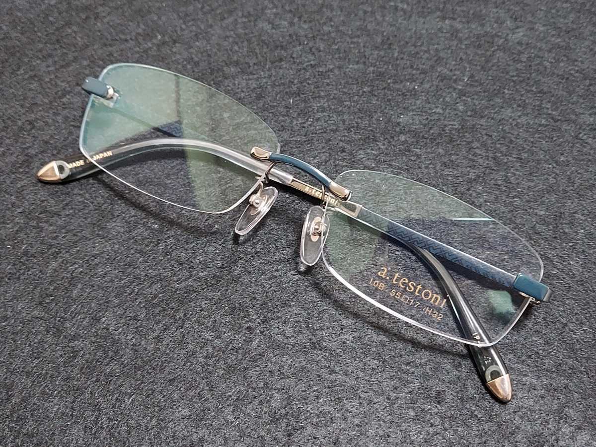 最も人気のある製品 新品 a.testoni アテストーニ 日本製 メガネ 眼鏡