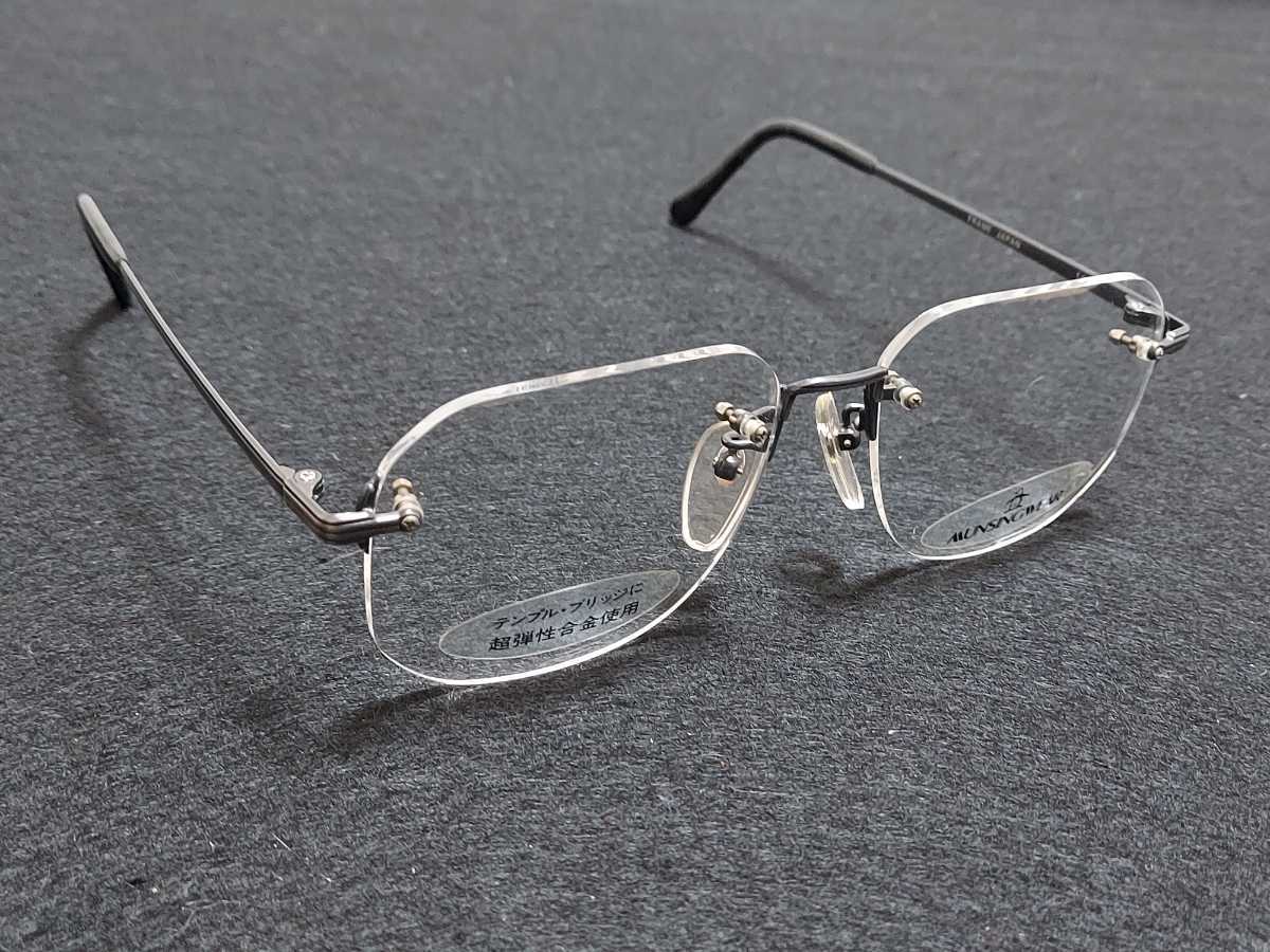 新品　MUNSINGWEAR　マンシングウェア　日本製　メガネ　眼鏡　高級感　上品　ツーポイント　超弾性_画像2