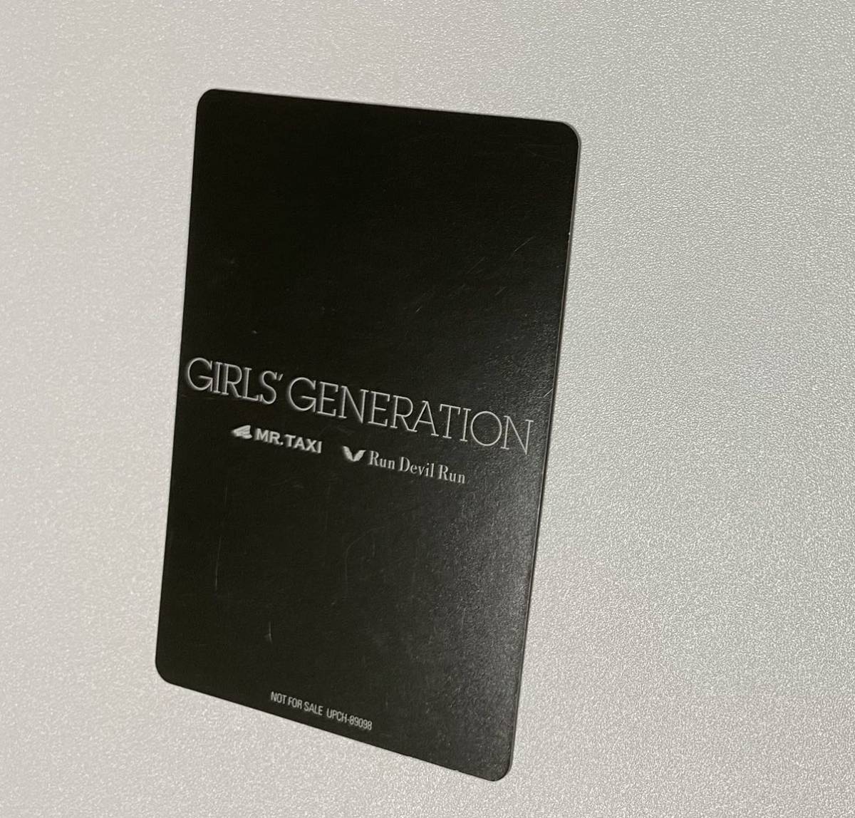 少女時代 テヨン TAEYEON MR.TAXI Run Devil Run トレカ SNSD Girls' Generation Photocard_画像3