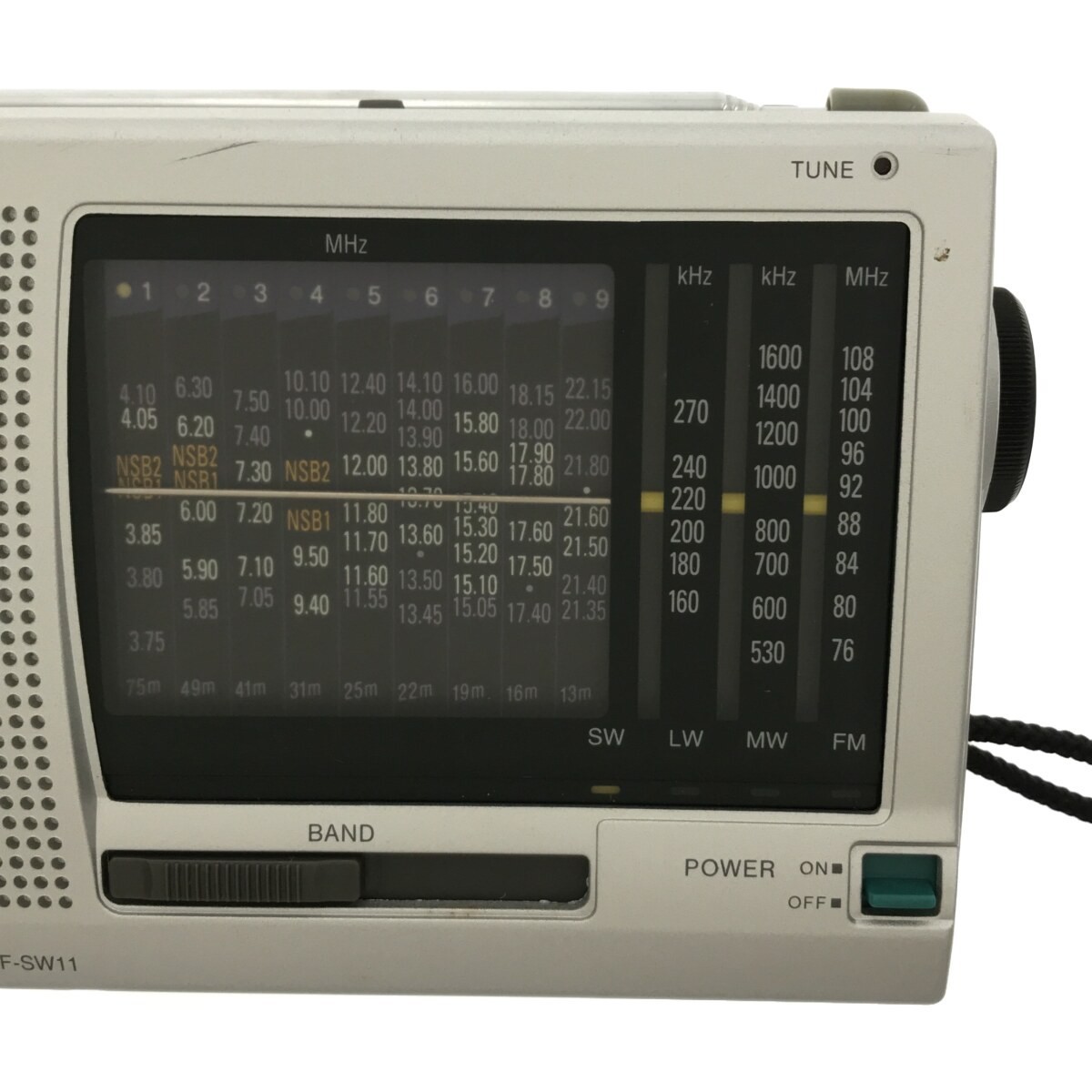 SONYラジオ ICF-SW11 昭和レトロ ジャンク品 携帯ラジオ ビンテージ