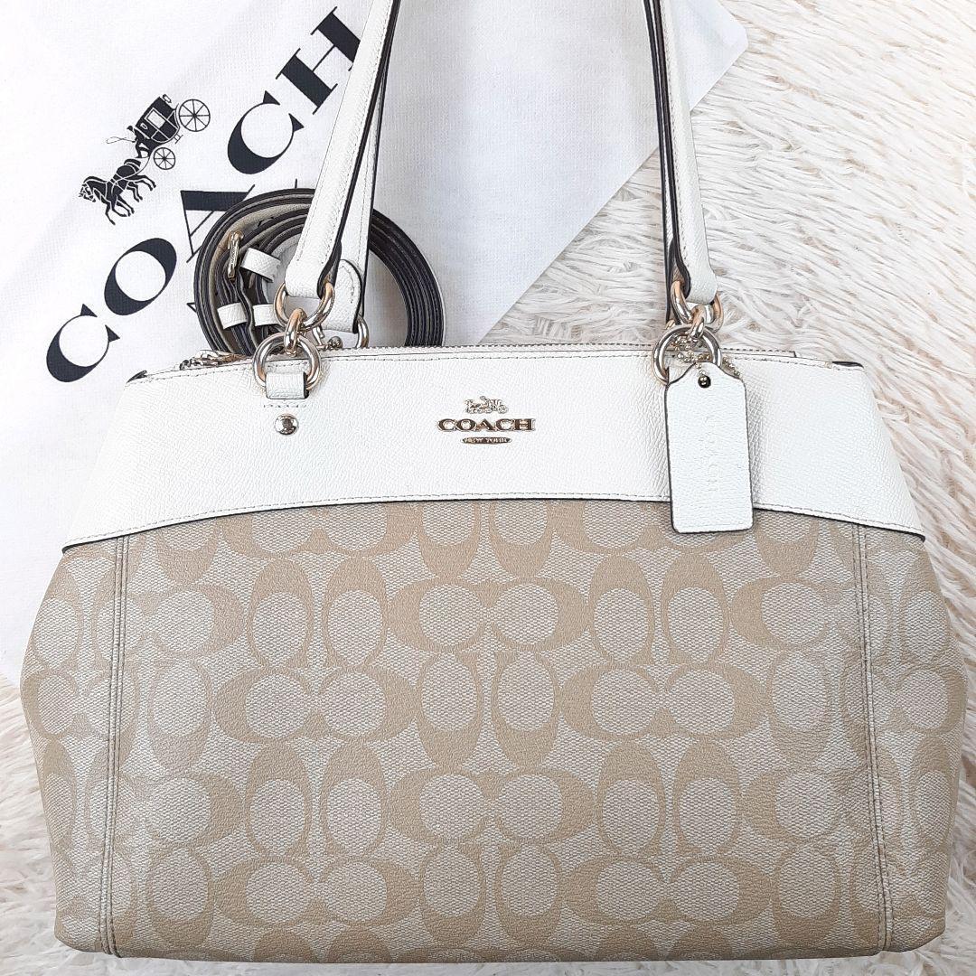 美品】coach コーチ ショルダーバッグ トートバッグ ハンドバッグ 2way