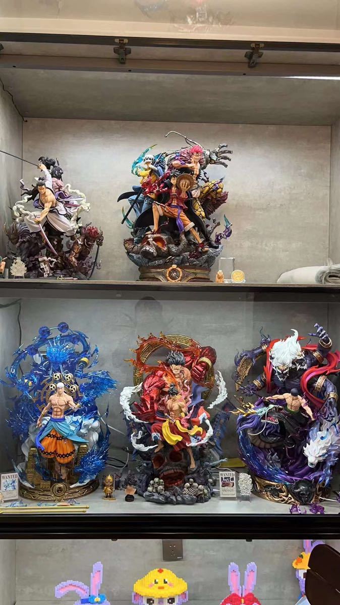 新作入荷!!】 船長 ロー ルフィ キッド ワンピース スタチュー