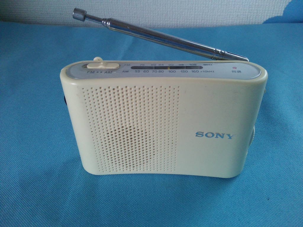 SONY/ Sony ICF-51 FM*AM portable radio * operation goods 