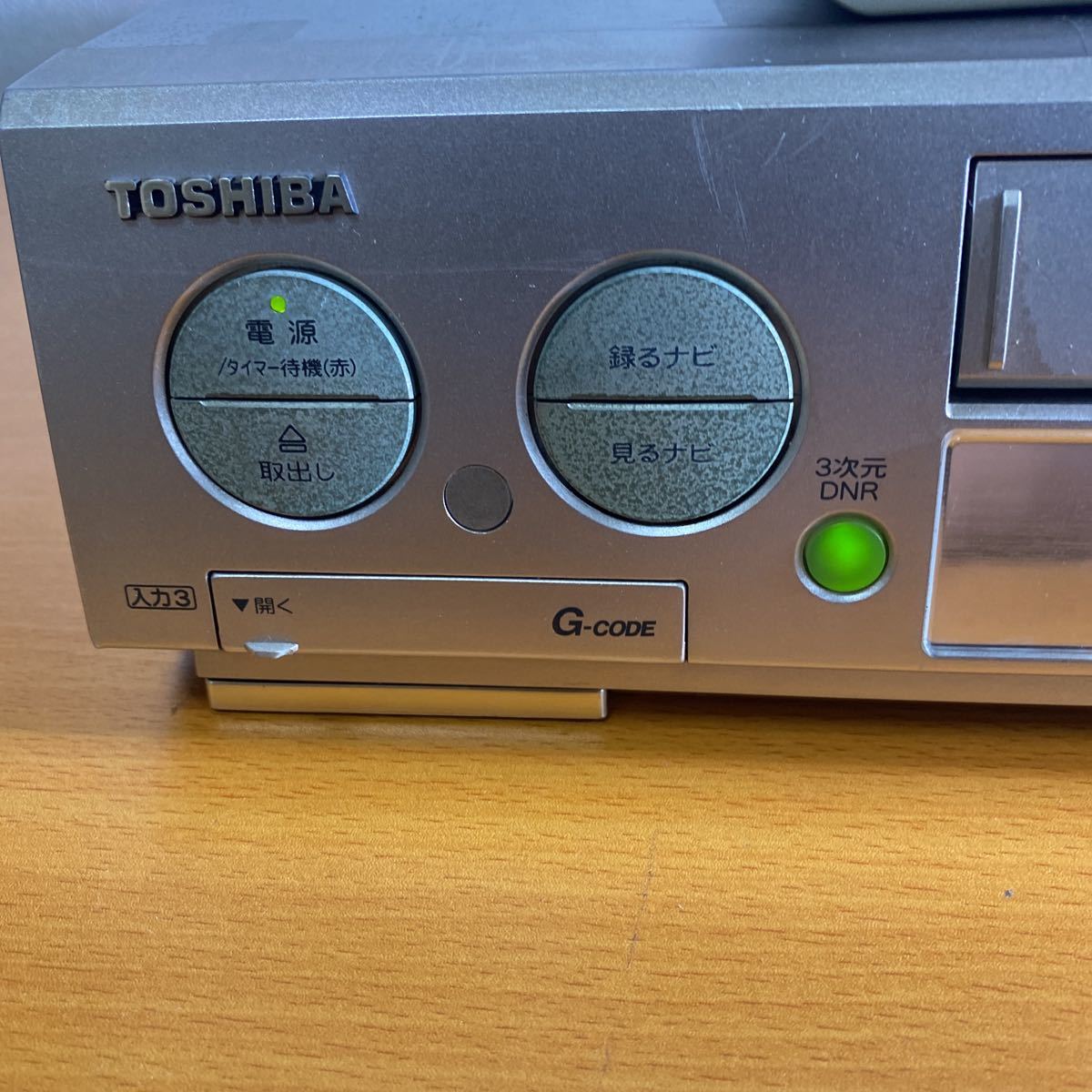 refle〓 TOSHIBA VHSビデオデッキ A-S100 ジャンク？通電のみ確認