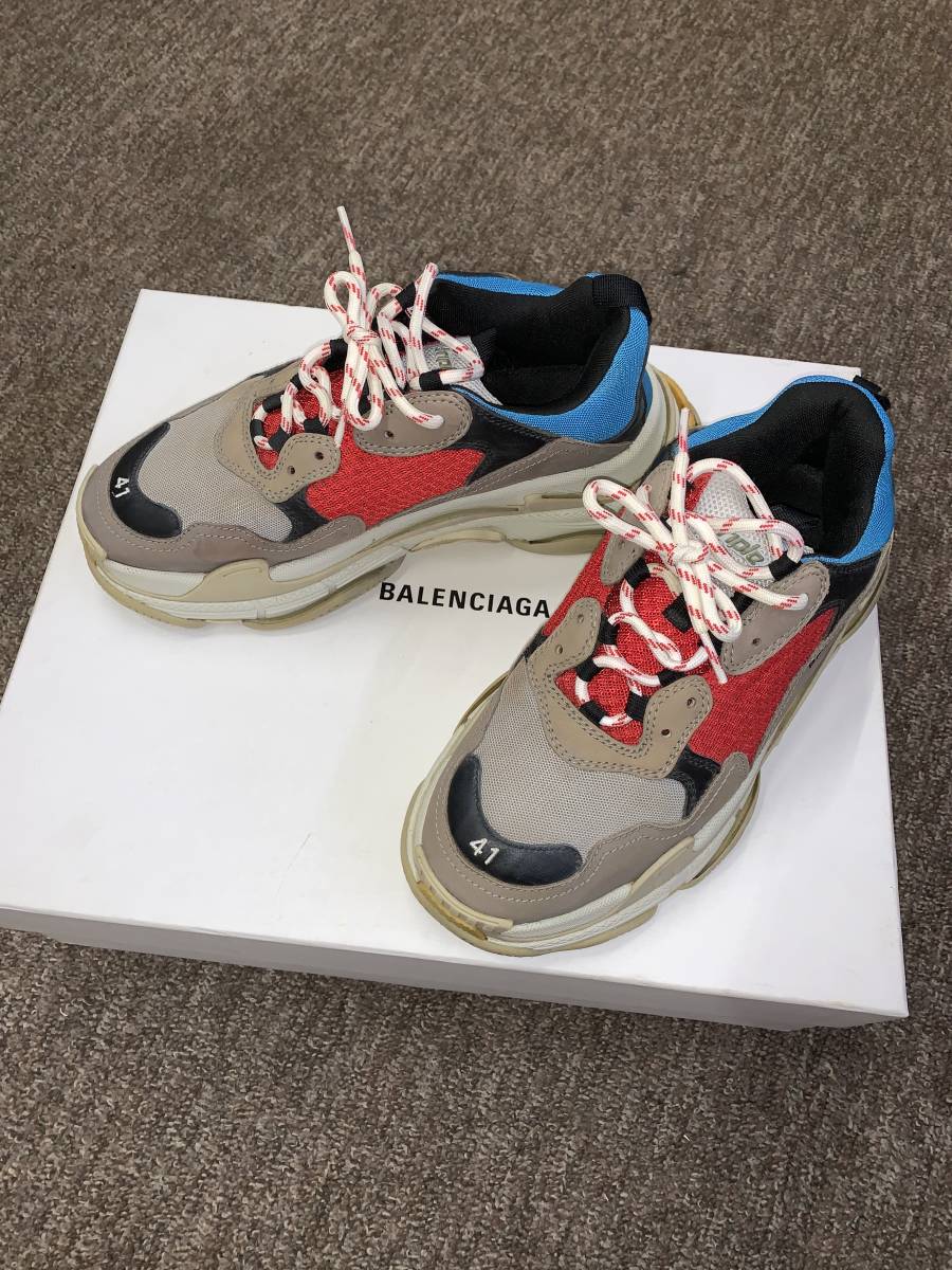 新品未使用 BALENCIAGA トリプルS トリプルエス希少カラー eu41
