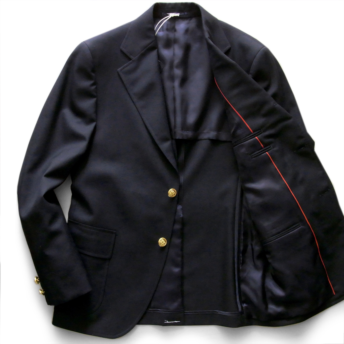 ◇◆J.PRESS×Traditional Weatherwear/王道の洒落っぽさ満点◎！トラッドど真ん中の段返り3Bウールサージブレザー【34(～S)】/7.9万_画像6