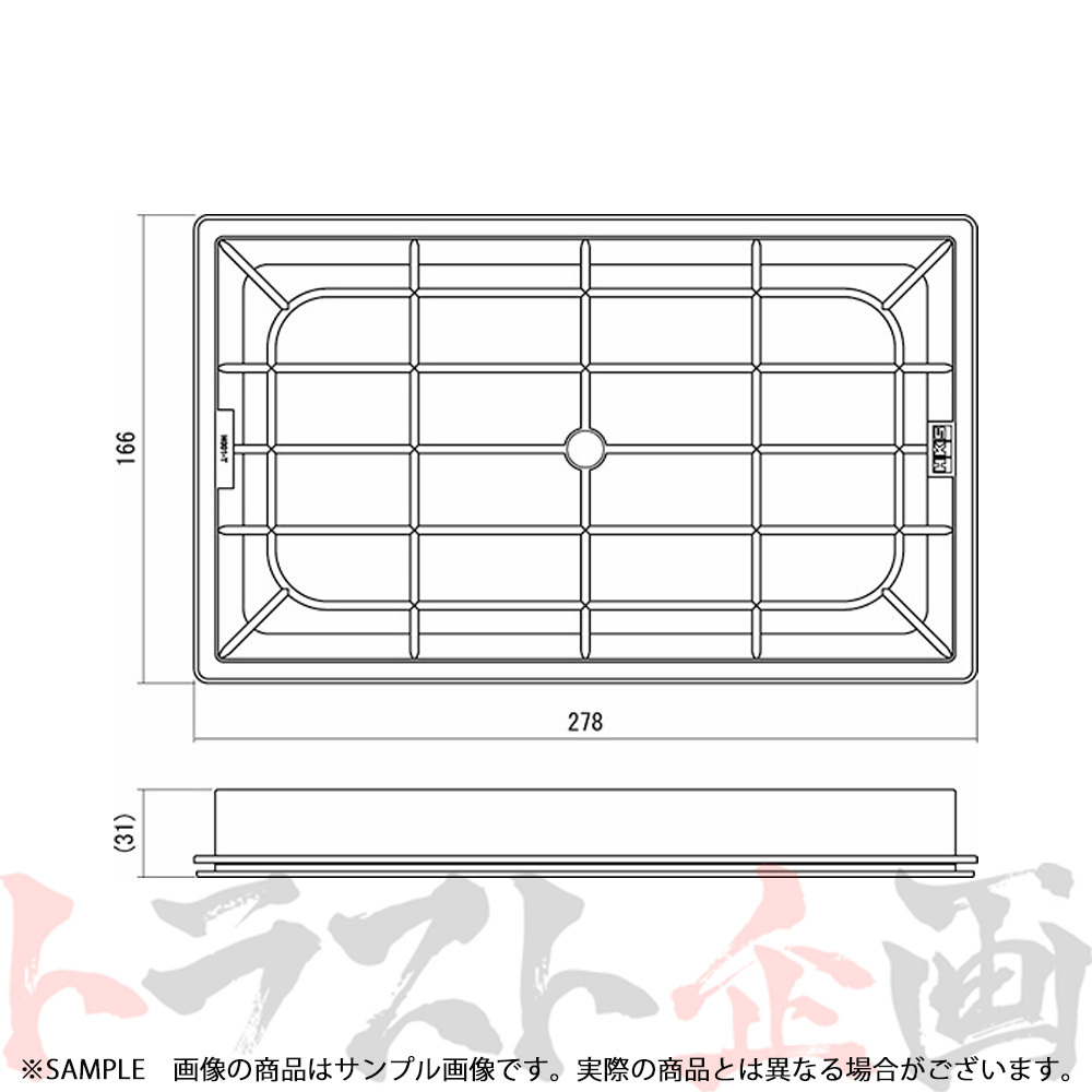 HKS スーパーエアフィルター ラルゴ W30 KA24DE 70017-AN101 トラスト企画 ニッサン (213182373_画像2