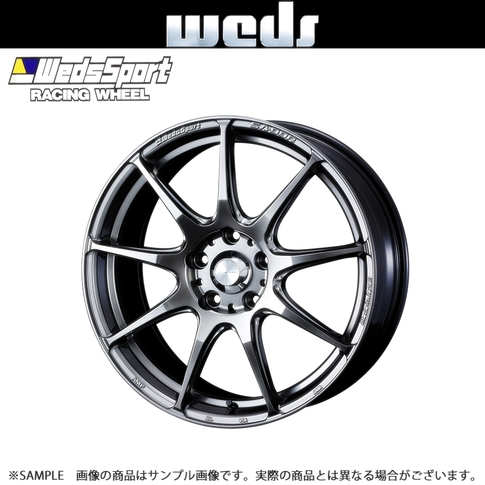 WEDS ウェッズ スポーツ WedsSport SA-99R 18x9.5 45 5H/100 PSB アルミ ホイール 1本 73932 トラスト企画 (179132704_画像1