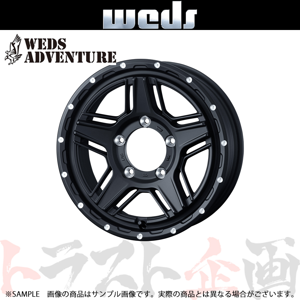 ウェッズ ADVENTURE MUD VANCE 07 16x5.5 22 5H/139.7 フルマットブラック ホイール アドベンチャー 1本 40533 トラスト企画 (179132481_画像1