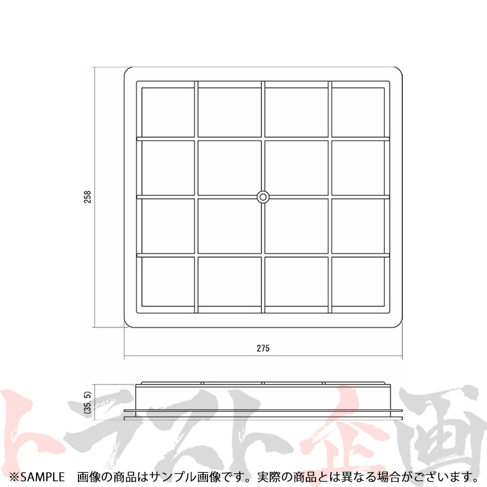 HKS スーパーエアフィルター RX-7 FC3C 13BT 70017-AZ102 トラスト企画 マツダ (213182401_画像2