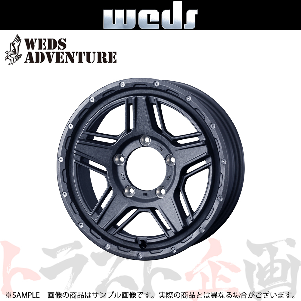 ウェッズ ADVENTURE MUD VANCE 07 15x6.0 0 5H/139.7 フリントグレー ホイール アドベンチャー 1本 40544 トラスト企画 (179132492_画像1