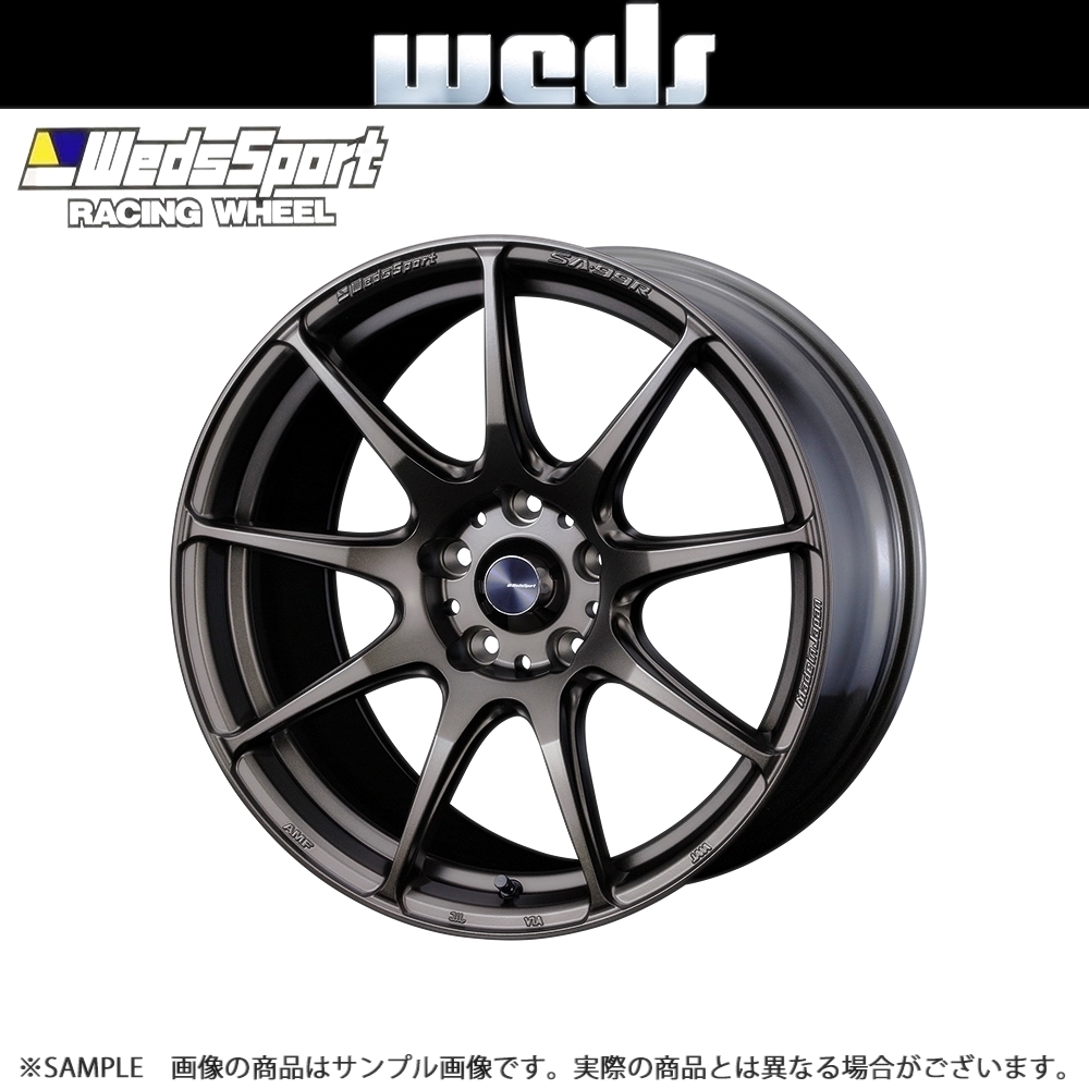 WEDS ウェッズ スポーツ WedsSport SA-99R 17x6.5 42 4H/100 EJ-BRONZE アルミ ホイール 1本 73874 トラスト企画 (179132646_画像1