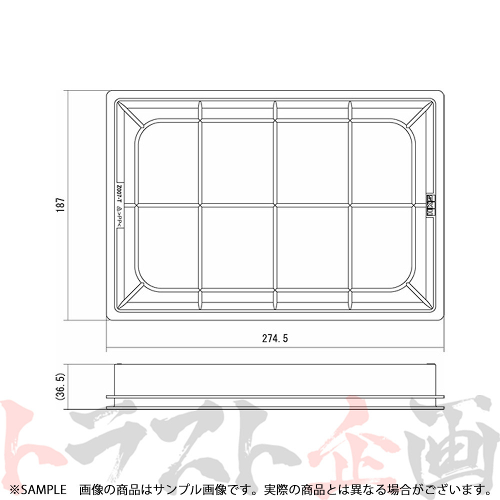 HKS スーパーエアフィルター アクセラ BKEP LF-DE 70017-AZ107 トラスト企画 マツダ (213182405_画像2