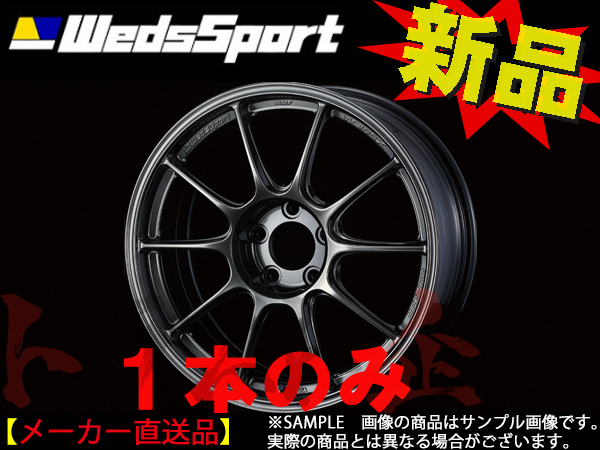 WEDS ウェッズ スポーツ WedsSport TC105X 18x10.5 12 5H/114.3 EJ-TITAN アルミ ホイール 1本 73547 トラスト企画 (179132061_画像1