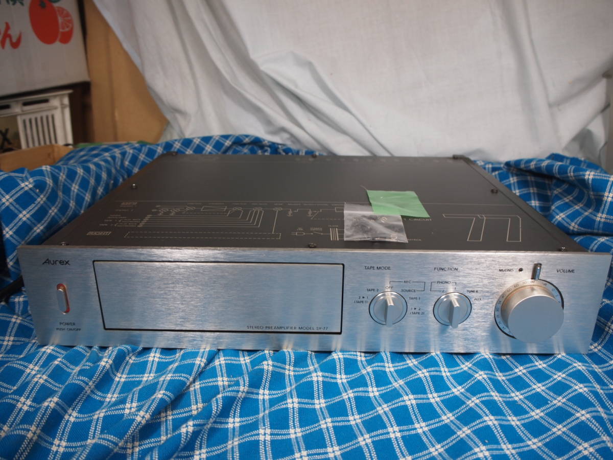 15周年感謝セール 】 Aurex ステレオプリアンプ SY-77 完動品 15周年感謝セール 】 Aurex ステレオプリアンプ SY-77 完動品