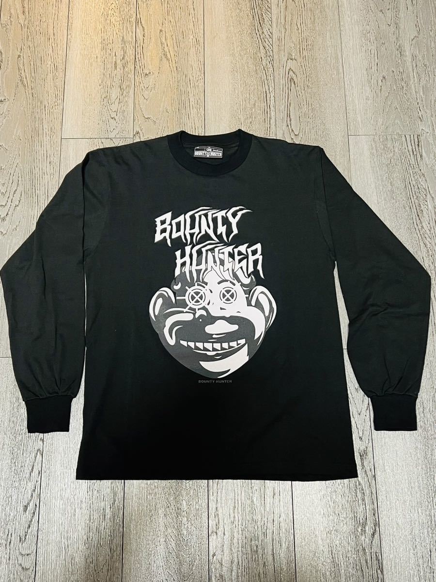 今季一番 新品 L 黒 ロンTシャツ バウンティハンター BOUNTYHUNTER