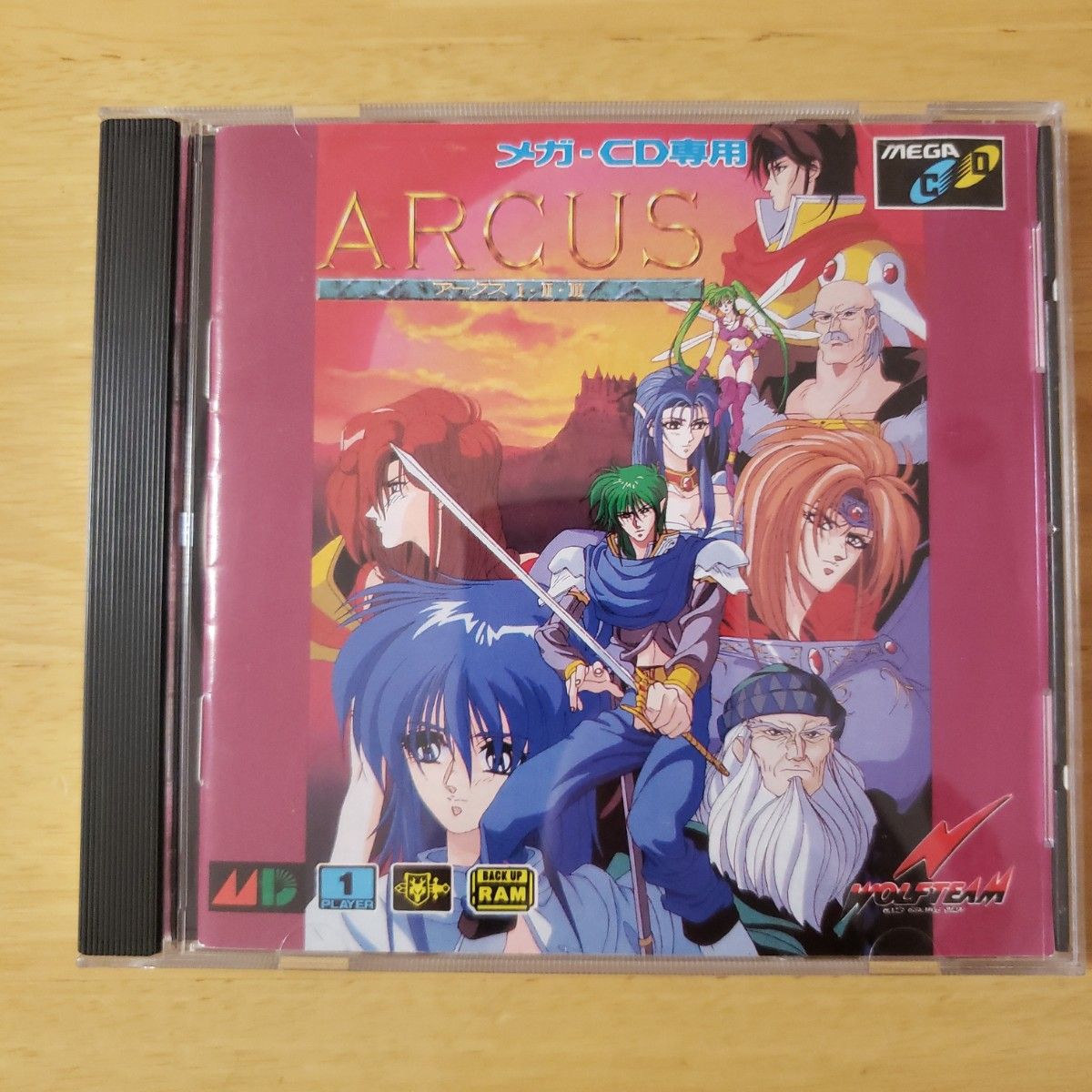 アークス　Ⅰ・Ⅱ・Ⅲ　ARCUS メガCD SEGA