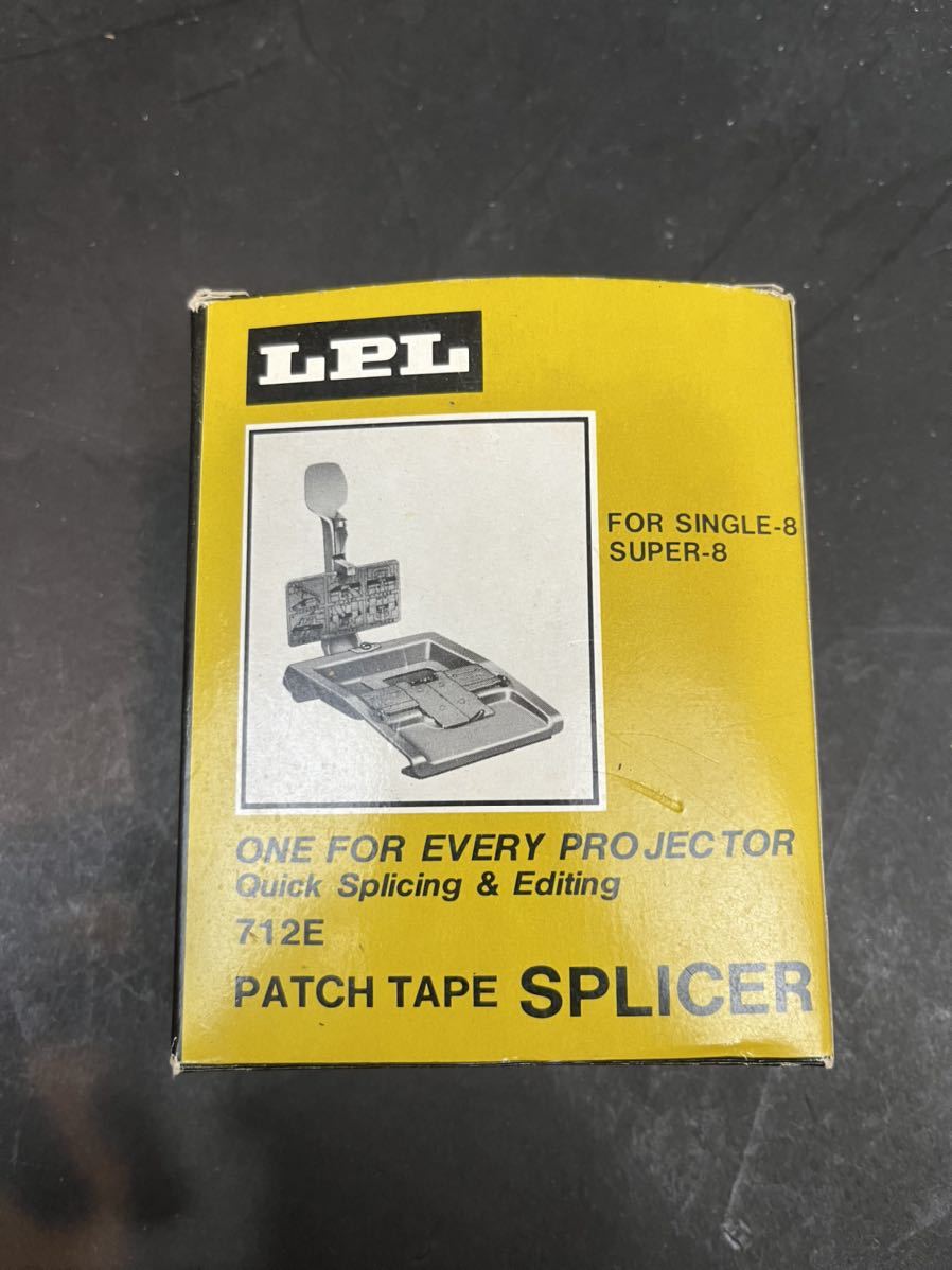 LPL　パッチテープスプライサー　712E　シングル８・スーパー８用　フイルムつなぎ　オレンジ_画像1