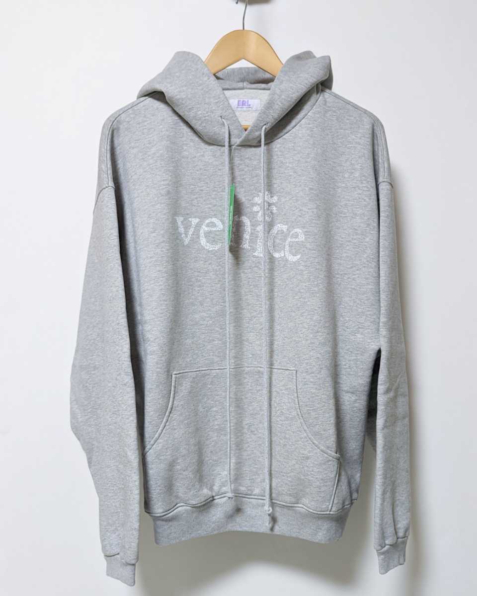 正規品 ERL venice hoodie L イーアールエル フーディー スウェット