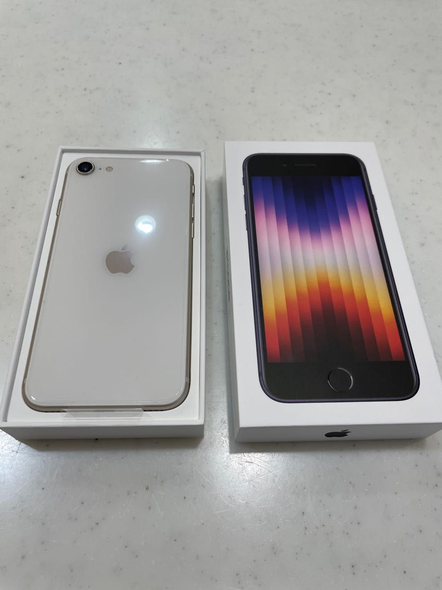 Apple iPhone SE 第3世代 128GB スターライト スマホ スマホ www
