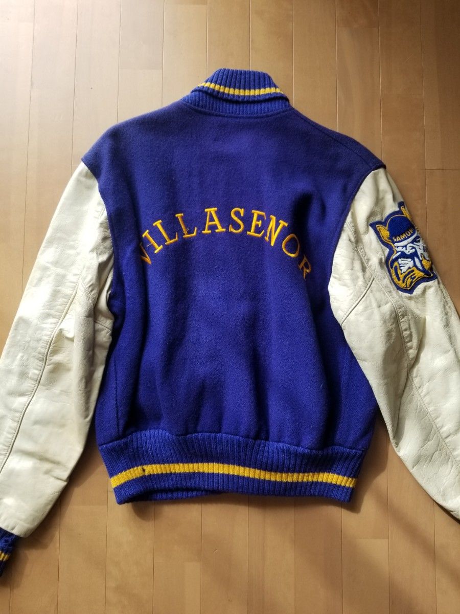 80年代 USA製 ALBION Award Jacket スタジャン　80s SANTA MONICA HIGH SCHOOL 