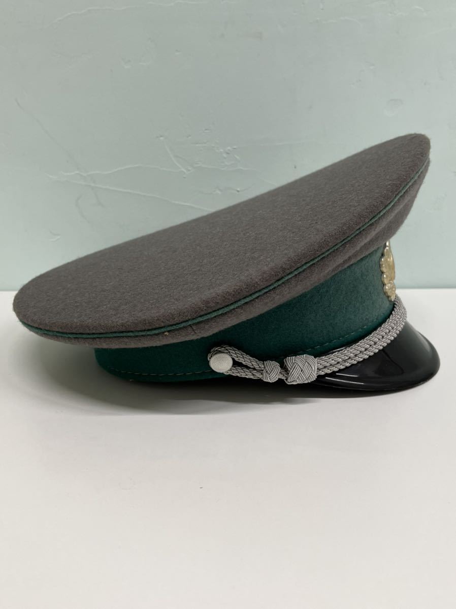 東ドイツ 東ドイツ軍 放出 国境警備隊 制帽 帽子 制帽 54cm Grenztruppen 将校 美品