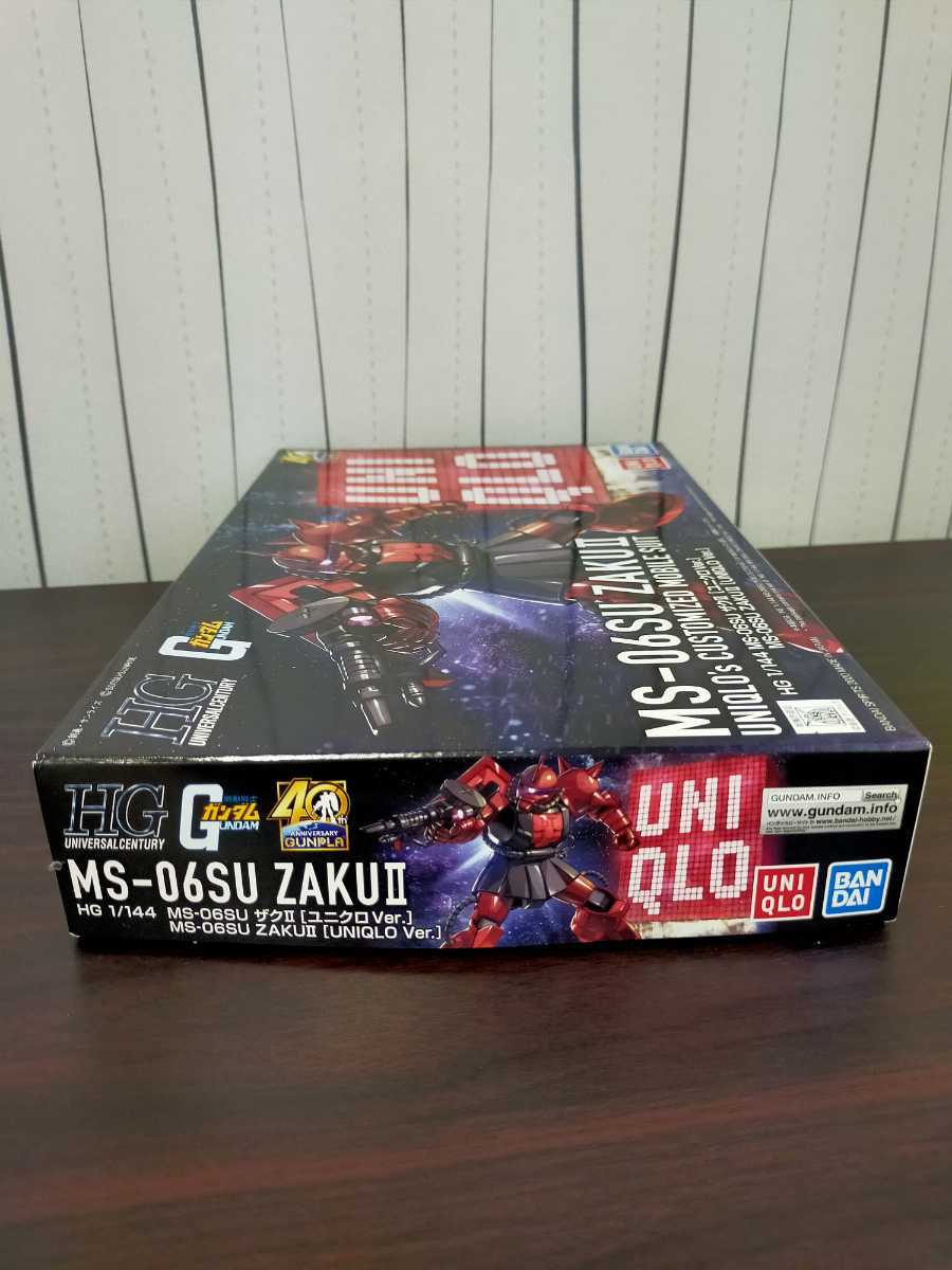 新品　機動戦士ガンダム　HG 1/144 MS-06SU ZAKUⅡ ［UNIQLO Ver.］_画像2