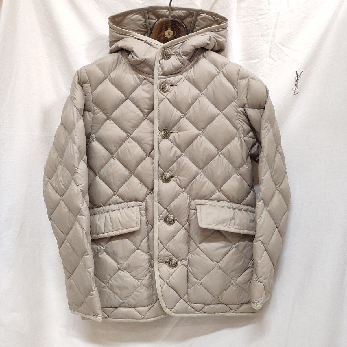 Gymphlex ジムフレックス キルト カーキM ダウンコート